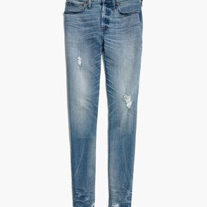 Madewell 9” high rise, skinny jeans